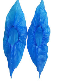 CPE Material Plastic Shoe Covers , Disposable Plastic Foot Covers  Anti Virus Durable supplier