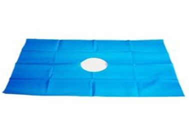 Waterproof Reusable Cloth Surgical Drapes Anti Bacteria With Aperture Hole supplier