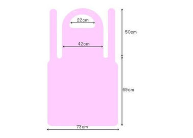 Acid Proof  Eco Friendly Disposable Aprons Convenient Universal Size LDPE HDPE CPE supplier