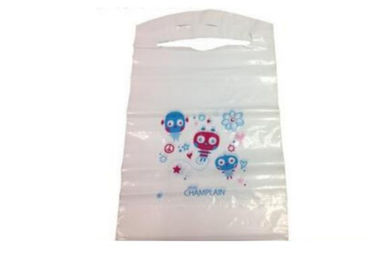 Smooth Surface  Disposable White Plastic Aprons Comfortable Easy Wearing supplier