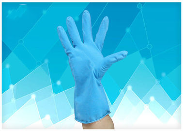 Anti Virus Surgical Hand Gloves , Disposable Rubber Gloves Oil Resistance Various Size supplier