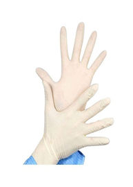 Durable Clear Plastic Kitchen Gloves , Sterile Rubber Gloves  No Color Difference supplier