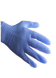 Chemical Resistance  Disposable Latex Examination Gloves Safe Grip Finish supplier