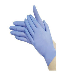 Chemical Resistance  Disposable Latex Examination Gloves Safe Grip Finish supplier