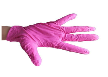 Curved  Disposable Hand Gloves , Disposable Poly Gloves With Textured Surface supplier