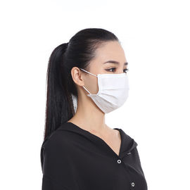 Anti Dust Disposable 3 Ply Face Mask , Non Woven Disposable Face Mask supplier