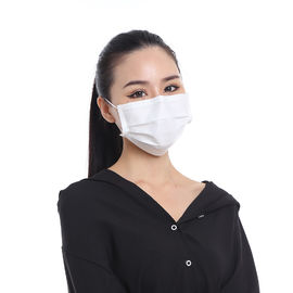 Anti Dust Disposable 3 Ply Face Mask , Non Woven Disposable Face Mask supplier