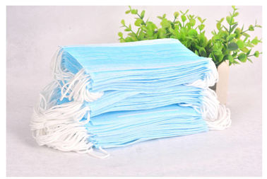 Soft Disposable Face Mask High Filtration Non Irritating Non Woven Mouth Mask supplier