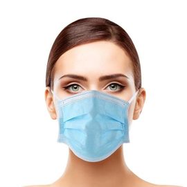 Soft Disposable Face Mask High Filtration Non Irritating Non Woven Mouth Mask supplier