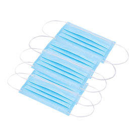 Earloop Procedure Masks , Dispsoable Isolation Face Mask For Beauty Room supplier