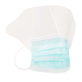 Easy Degradation Disposable Face Mask / 3 Ply Disposable Green Pp Face Mask supplier