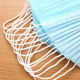 Comforable Earloop Face Mask 3 Ply Protection With Adjustable Nosepiece supplier