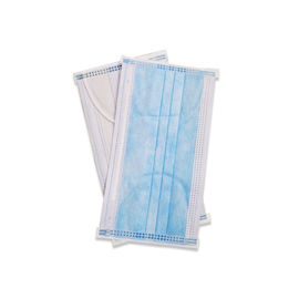 Soft 3 Ply Disposable Face Mask Personal Care / Construction Breathing Masks supplier