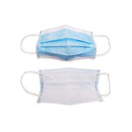 Soft 3 Ply Disposable Face Mask Personal Care / Construction Breathing Masks supplier