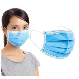 Non Woven Disposable Face Mask High Filtration Capacity Dust Protection Mask supplier