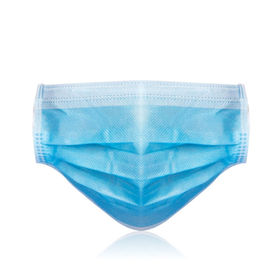 Breathable Disposable Face Mask Multi Layered Stereo Design For Construction supplier