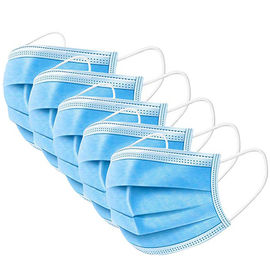 Skin Friendly Disposable Face Mask For Filter Pollen / Dust / Bacterial supplier
