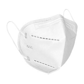 Comfortable FFP2 Respirator Mask Vertical Fold Flat Antivirus N95 Disposable Mask supplier