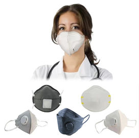Personal Protective Folding Ffp2 Mask  Dustproof Industrial Breathing Mask With Valve supplier