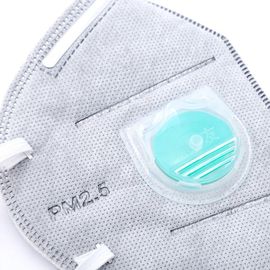 Respiratory Protection Ffp2 Filter Mask , Disposable Dust Mask FFP2 With Valve supplier