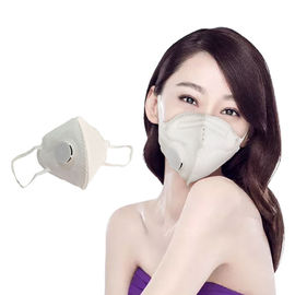 Antibacterial Folding FFP2 Mask Breathable For Construction / Mining supplier