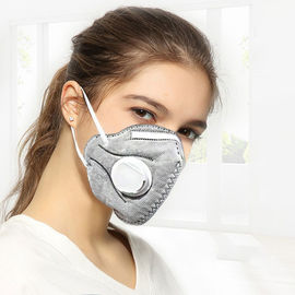 Health Protective Folding Mask Colored FFP2 Dust Mask With Valve Anti Pollution supplier