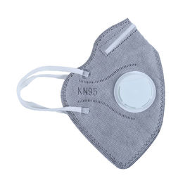Health Protective Folding Mask Colored FFP2 Dust Mask With Valve Anti Pollution supplier