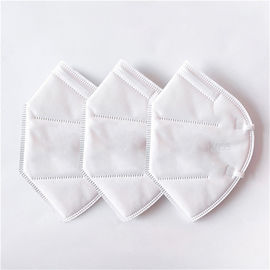 Ear Wearing Folding FFP2 Mask , Disposable Protective Mask 4 Layer Protection supplier