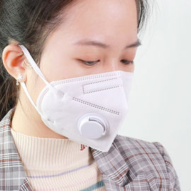 Health Protective N95 Disposable Mask Vertical Folding Colored FFP2 Face Mask supplier
