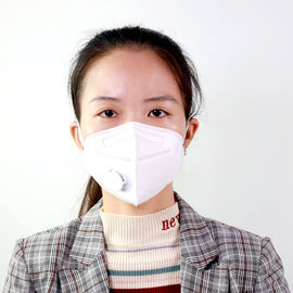 Health Protective N95 Disposable Mask Vertical Folding Colored FFP2 Face Mask supplier