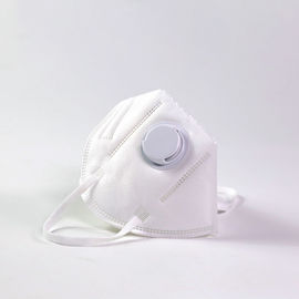 N95 Vertical Folding Mask Colored FFP2 Dust Mask With Valve 4 Layer Protection supplier