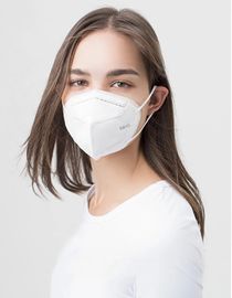 Breathable Folding FFP2 Mask KN95 Disposable Face Mask Antibacterial supplier