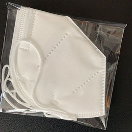 PM 2.5 Protection Folding FFP2 Mask White Color Fold Ffp2 KN95 Mask supplier