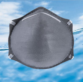 Disposable FFP2 Carbon Filter Respirator , 4 ply Disposable Dust Mask supplier