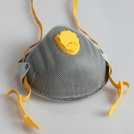 N95 FFP2 Anti Dust Respirator Silicone Mask Low Expiratory Resistance With Valve supplier
